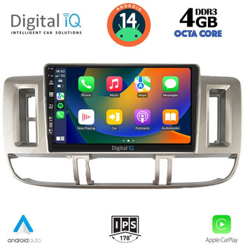 DIGITAL IQ BXF 6474_CPA (9inc) MULTIMEDIA TABLET for NISSAN XTRAIL mod. 2000-2004