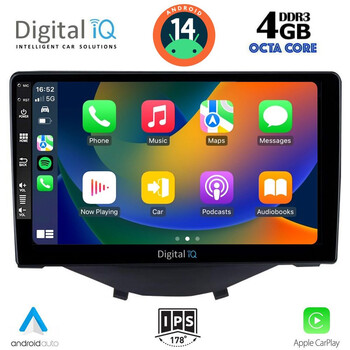 DIGITAL IQ BXF 6715_CPA CLIMA (9inc) MULTIMEDIA TABLET for CITROEN C1-PEUGEOT 108-TOYOTA AYGO mod. 2014&gt;