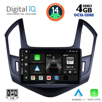 DIGITAL IQ BXF 6077_CPA (9inc) MULTIMEDIA TABLET for CHEVROLET CRUZE mod. 2013-2015