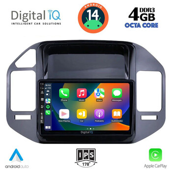 DIGITAL IQ BXF 6444_CPA (9inc) MULTIMEDIA TABLET for MITSUBISHI PAJERO mod. 1999-2006