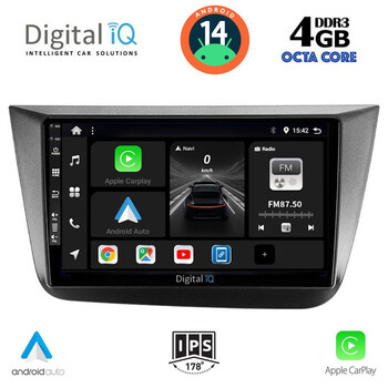 DIGITAL IQ BXF 6570_CPA (9inc) MULTIMEDIA TABLET for SEAT ALTEA mod. 2004-2015