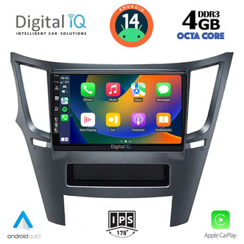 DIGITAL IQ BXF 6667_CPA (9inc) MULTIMEDIA TABLET for SUBARU LEGACY - OUTBACK mod. 2009&gt;