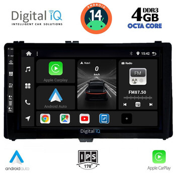 DIGITAL IQ BXF 6703_CPA (9inc) MULTIMEDIA TABLET for TOYOTA AURIS mod. 2015&gt; – AYGO X mod. 2022&gt; – COROLLA mod. 2017-2019