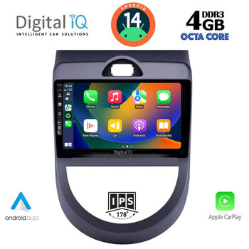 DIGITAL IQ BXF 6320_CPA (9inc) MULTIMEDIA TABLET for KIA SOUL mod. 2008-2013