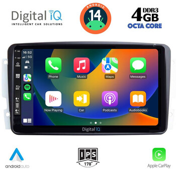 DIGITAL IQ BXF 6401_CPA (9inc) MULTIMEDIA TABLET for MERCEDES CLK (W209) mod. 2000-2004