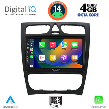 DIGITAL IQ BXF 6402_CPA (9inc) MULTIMEDIA TABLET for MERCEDES C (W203) mod. 1999-2004