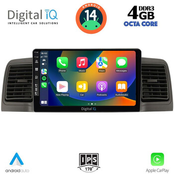 DIGITAL IQ BXF 6713_CPA (9inc) MULTIMEDIA TABLET for TOYOTA COROLLA 4D mod. 2006-2012