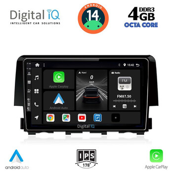 DIGITAL IQ BXF 6191_CPA (9inc) MULTIMEDIA TABLET for HONDA CIVIC mod. 2016>