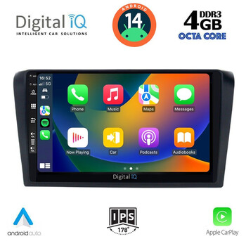 DIGITAL IQ BXF 6365_CPA (9inc) MULTIMEDIA TABLET for MAZDA 3 mod. 2003-2008