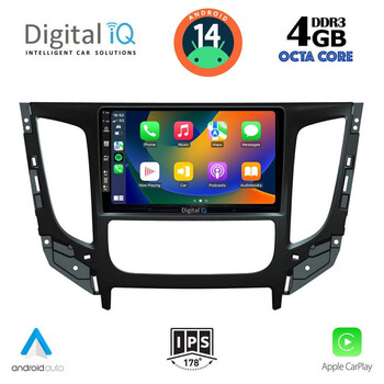DIGITAL IQ BXF 6437_CPA CLIMA (9inc) MULTIMEDIA TABLET for MITSUBISHI L200 mod. 2015&gt; με CLIMA