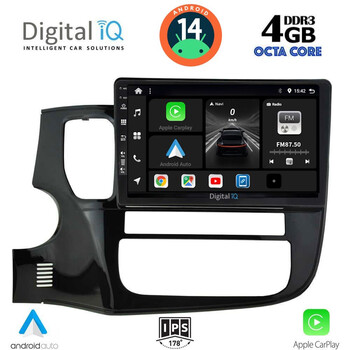 DIGITAL IQ BXF 6443_CPA (9inc) MULTIMEDIA TABLET for MITSUBISHI OUTLANDER mod. 2013-2020