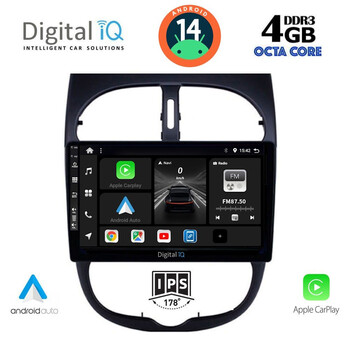 DIGITAL IQ BXF 6506_CPA (9inc) MULTIMEDIA TABLET for PEUGEOT 206 mod. 1998-2006