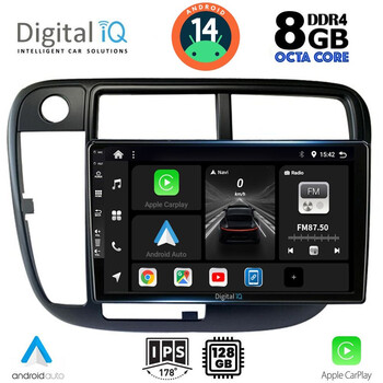 DIGITAL IQ BXF 7186_CPA CLIMA (9inc) MULTIMEDIA TABLET for HONDA CIVIC mod. 1995-2001