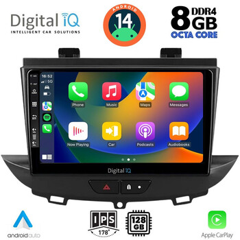 DIGITAL IQ BXF 7490_CPA (9inc) MULTIMEDIA TABLET for OPEL CROSSLAND – GRANDLAND mod. 2017&gt;