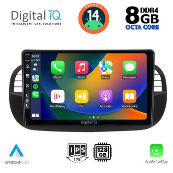 DIGITAL IQ BXF 7130_CPA (9inc) MULTIMEDIA TABLET for FIAT 500 mod. 2007-2015