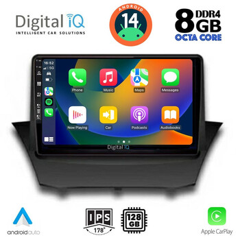 DIGITAL IQ BXF 7154_CPA (9inc) MULTIMEDIA TABLET for FORD FIESTA mod. 2008-2017