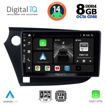 DIGITAL IQ BXF 7205_CPA (9inc) MULTIMEDIA TABLET for HONDA INSIGHT mod. 2009-2014