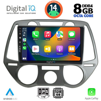 DIGITAL IQ BXF 7228_CPA A/C (9inc) MULTIMEDIA TABLET for HYUNDAI i20 mod. 2008-2012