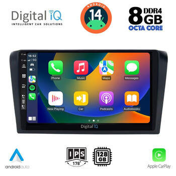 DIGITAL IQ BXF 7365_CPA (9inc) MULTIMEDIA TABLET for MAZDA 3 mod. 2003-2008