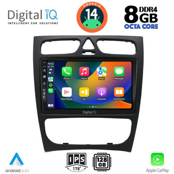 DIGITAL IQ BXF 7402_CPA (9inc) MULTIMEDIA TABLET for MERCEDES C (W203) mod. 1999-2004