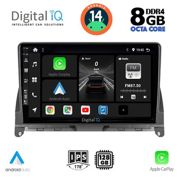 DIGITAL IQ BXF 7405_CPA (9inc) MULTIMEDIA TABLET for MERCEDES C (W204) mod. 2007-2011