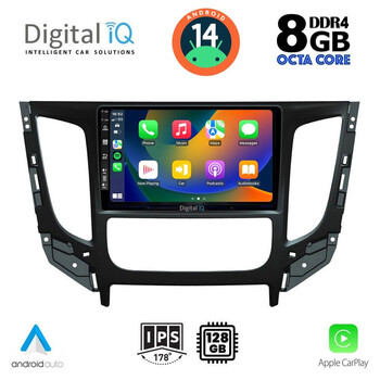 DIGITAL IQ BXF 7437_CPA CLIMA (9inc) MULTIMEDIA TABLET for MITSUBISHI L200 mod. 2015&gt;