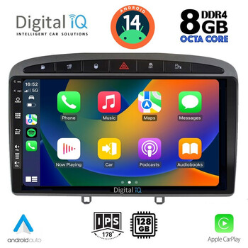 DIGITAL IQ BXF 7513_CPA (9inc) MULTIMEDIA TABLET for PEUGEOT 308 mod.2007-2012 - RCZ mod.2009-2015