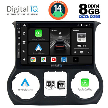 DIGITAL IQ BXF 7296_CPA (10inc) MULTIMEDIA TABLET for JEEP WRANGLER  mod. 2014-2017