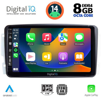 DIGITAL IQ BXF 7401_CPA (9inc) MULTIMEDIA TABLET for MERCEDES CLK (W209) mod. 2000-2004