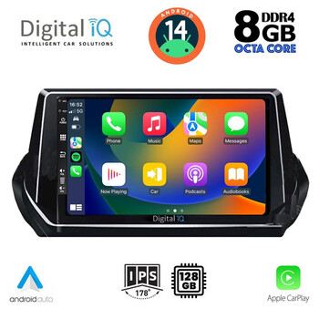 DIGITAL IQ BXF 7509_CPA (9inc) MULTIMEDIA TABLET for PEUGEOT 208 – 2008 mod. 2021&gt;