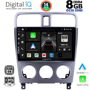 DIGITAL IQ BXF 7661_CPA (9inc) MULTIMEDIA TABLET for SUBARU FORESTER  mod. 2002-2008