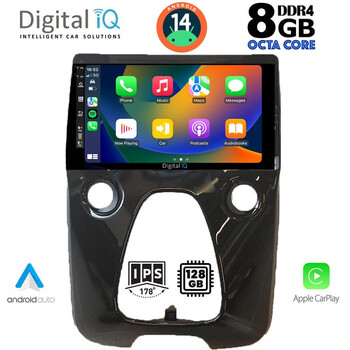 DIGITAL IQ BXF 7708_CPA A/C (10inc) MULTIMEDIA TABLET for CITROEN C1-PEUGEOT 108-TOYOTA AYGO mod. 2014&gt;