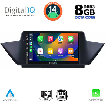 DIGITAL IQ BXF 7056_CPA (10inc) MULTIMEDIA for BMW X1 mod. 2009-2015