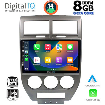 DIGITAL IQ BXF 7276_CPA (10inc) MULTIMEDIA TABLET for JEEP COMPASS - PATRIOT mod. 2007-2016