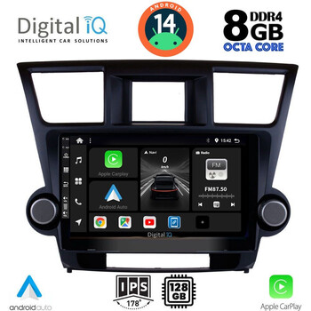 DIGITAL IQ BXF 7719_CPA (10inc) MULTIMEDIA TABLET for TOYOTA HIGHLANDER mod. 2008-2015