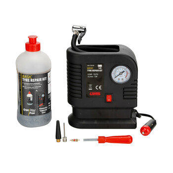 L7217.2 ΚΟΜΠΡΕΣΕΡ ΑΕΡΑ BASIC TYRE REPAIR KIT ΜΕ ΥΓΡΟ ΕΠΙΣΚΕΥΗΣ ΕΛΑΣΤΙΚΩΝ 500ml ΜΕ ΜΑΝΟΜΕΤΡΟ 12V 300cmΚΑΛΩΔΙΟ LAMPA - 1 Tεμ. L7217.2 ΚΟΜΠΡΕΣΕΡ ΑΕΡΑ BASIC TYRE REPAIR KIT ΜΕ ΥΓΡΟ ΕΠΙΣΚΕΥΗΣ ΕΛΑΣΤΙΚΩΝ 500ml ΜΕ ΜΑΝΟΜΕΤΡΟ 12V 300cmΚΑΛΩΔΙΟ LAMPA - 1 Tεμ.