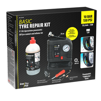 L7217.2 ΚΟΜΠΡΕΣΕΡ ΑΕΡΑ BASIC TYRE REPAIR KIT ΜΕ ΥΓΡΟ ΕΠΙΣΚΕΥΗΣ ΕΛΑΣΤΙΚΩΝ 500ml ΜΕ ΜΑΝΟΜΕΤΡΟ 12V 300cmΚΑΛΩΔΙΟ LAMPA - 1 Tεμ. L7217.2 ΚΟΜΠΡΕΣΕΡ ΑΕΡΑ BASIC TYRE REPAIR KIT ΜΕ ΥΓΡΟ ΕΠΙΣΚΕΥΗΣ ΕΛΑΣΤΙΚΩΝ 500ml ΜΕ ΜΑΝΟΜΕΤΡΟ 12V 300cmΚΑΛΩΔΙΟ LAMPA - 1 Tεμ.