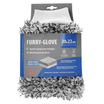 L3720.7 ΓΑΝΤΙ ΠΛΥΣΙΜΑΤΟΣ ΜΕ ΜΙΚΡΟΙΝΕΣ FURRY-GOLVE 20x22cm LAMPA  - 1 ΤΕΜ.