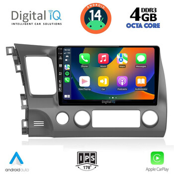 DIGITAL IQ BXF 6188_CPAA (10inc) MULTIMEDIA TABLET for HONDA CIVIC 4D mod. 2006-2012