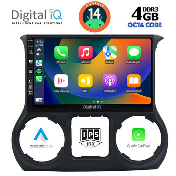 DIGITAL IQ BXF 6296_CPAA (10inc) MULTIMEDIA TABLET for JEEP WRANGLER  mod. 2014-2017