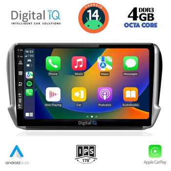 DIGITAL IQ BXF 6508_CPAA (10inc) MULTIMEDIA TABLET for PEUGEOT 208-2008 mod. 2012-2021