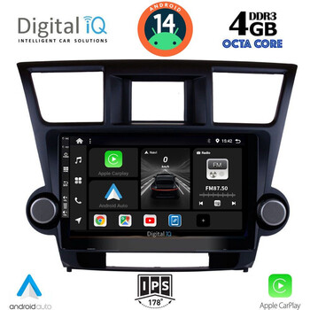 DIGITAL IQ BXF 6719_CPAA (10inc) MULTIMEDIA TABLET for TOYOTA HIGHLANDER mod. 2008-2015