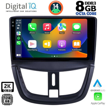 DIGITAL IQ BXF 8507_CPAA (9inc) MULTIMEDIA TABLET for PEUGEOT 207 mod. 2007&gt;