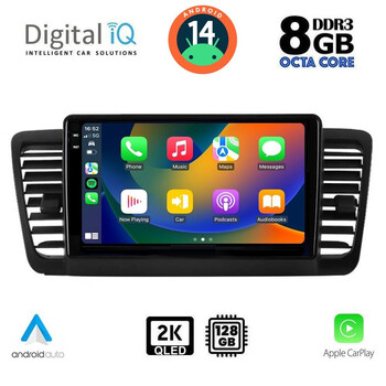 DIGITAL IQ BXF 8665_CPAA (9inc) MULTIMEDIA TABLET for SUBARU LEGACY - OUTBACK mod. 2002-2008
