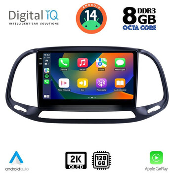 DIGITAL IQ BXF 8138_CPAA (9inc) MULTIMEDIA TABLET for FIAT DOBLO – OPEL COMBO mod. 2015-2018