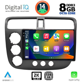 DIGITAL IQ BXF 8187_CPAA (9inc) MULTIMEDIA TABLET for HONDA CIVIC 4D mod. 2001-2006