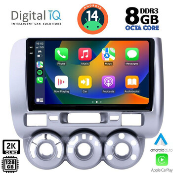 DIGITAL IQ BXF 8210_CPAA A/C (9inc) MULTIMEDIA TABLET for HONDA JAZZ mod. 2002-2008