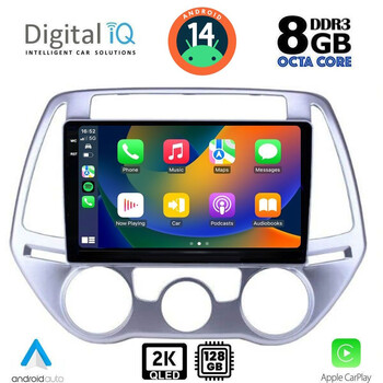 DIGITAL IQ BXF 8227_CPAA A/C (9inc) MULTIMEDIA TABLET for HYUNDAI i20 mod. 2008-2012