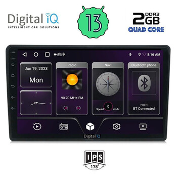 DIGITAL IQ BXB 1699_GPS (10inc) MULTIMEDIA TABLET for TOYOTA AURIS mod. 2013-2015