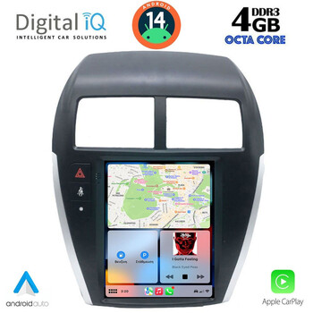 DIGITAL IQ BXF 6952_CPAA TESLA STYLE for MITSUBISHI ASX mod. 2009>